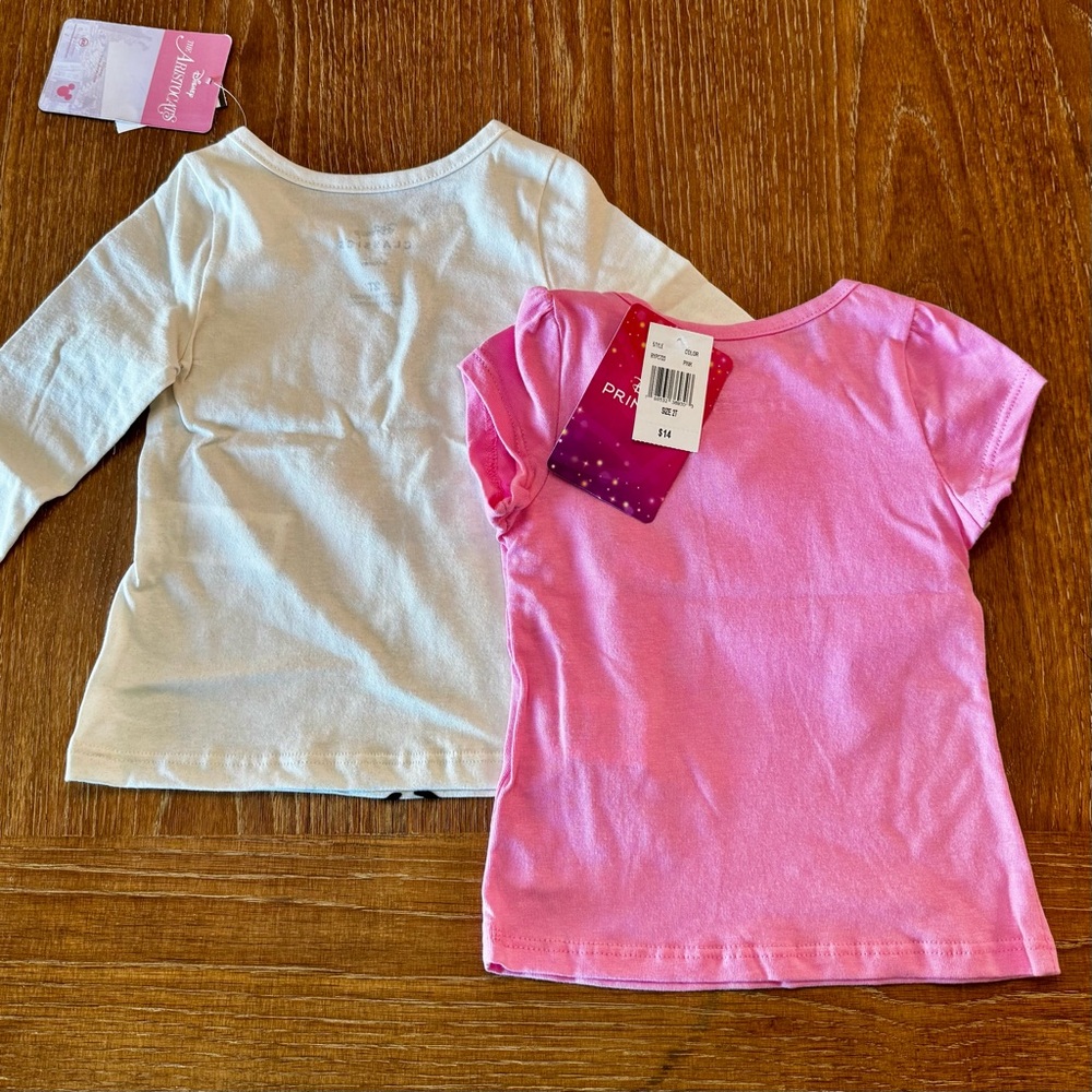 BUNDLE ME! NWT 1 set of 2 toddler’s Disney T-shirts 2T - Picture 5 of 12